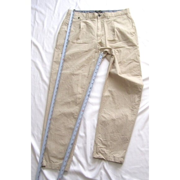 Men Banana Republic Relaxed Tapered Fit Cotton Stripes Pants Sz 36x30 (MP332) - Picture 4 of 9